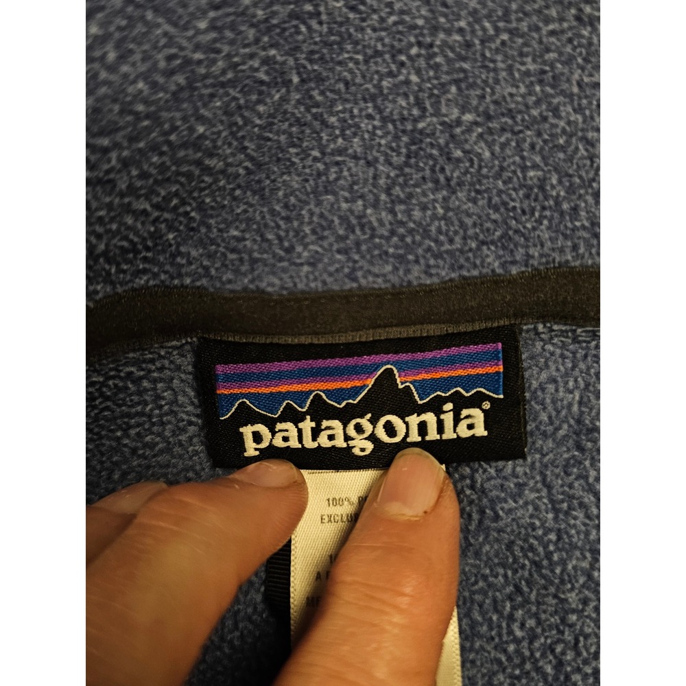 Patagonia Womens Better Sweater Full Zip Fleece‎ Jacket Blue Two Tone Medium - Picture 5 of 8